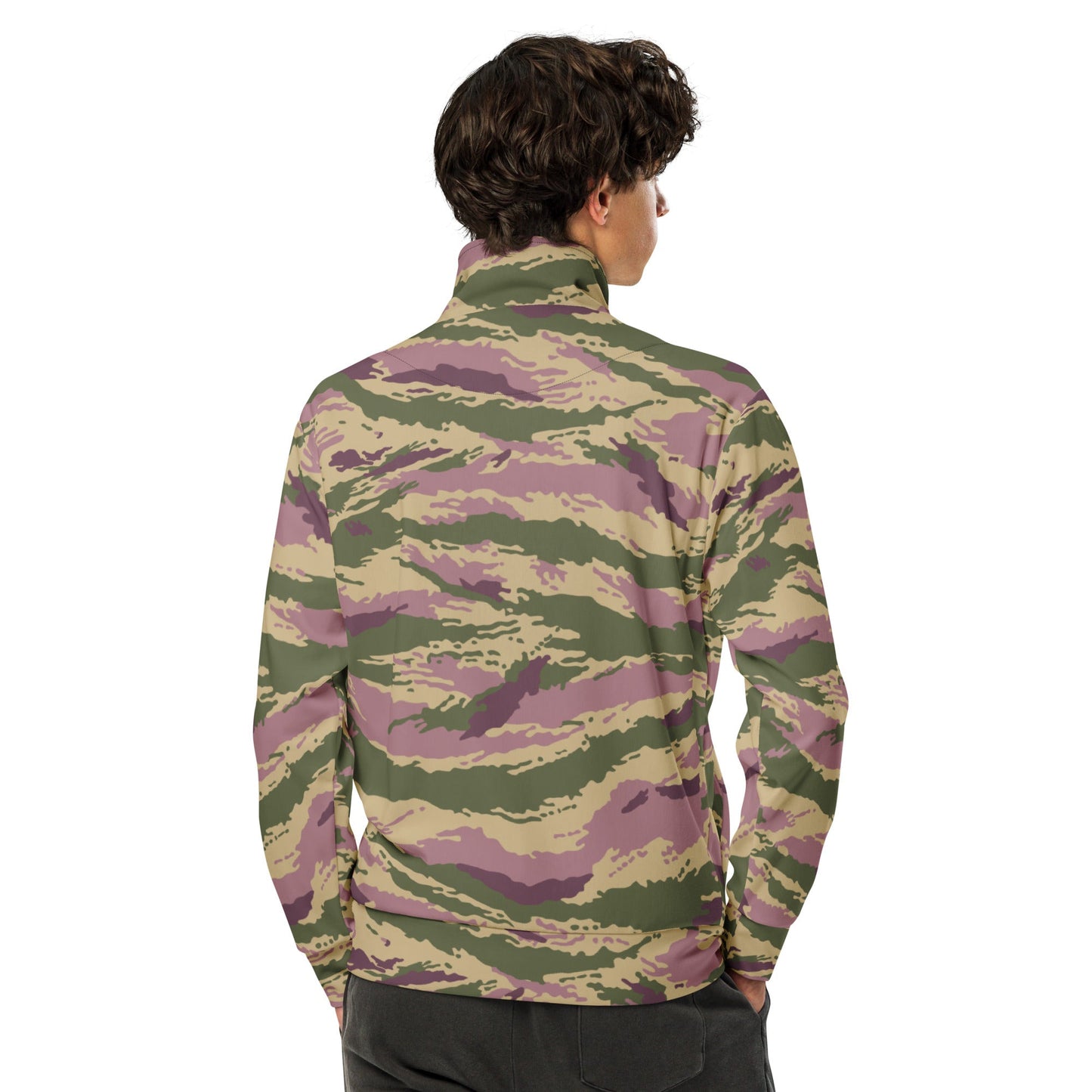 Russian Tiger Stripe Kamysh PFO CAMO Unisex track jacket - Track Jackets