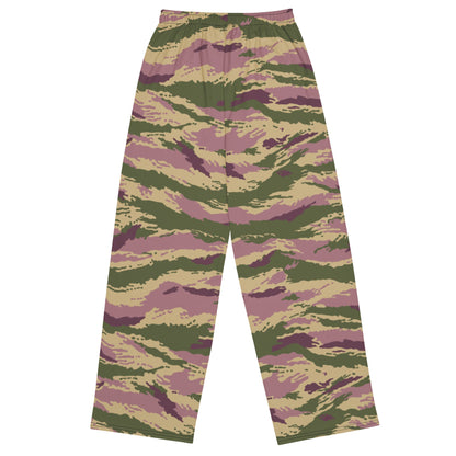 Russian Tiger Stripe Kamysh PFO CAMO unisex wide-leg pants - Wide-leg Pants