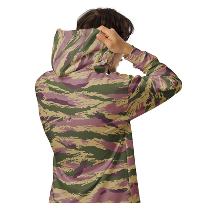 Russian Tiger Stripe Kamysh PFO CAMO Unisex zip hoodie - Zip Hoodies