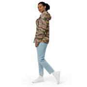 Tiger Stripe Kamysh Rosewood CAMO Unisex Zip Hoodie
