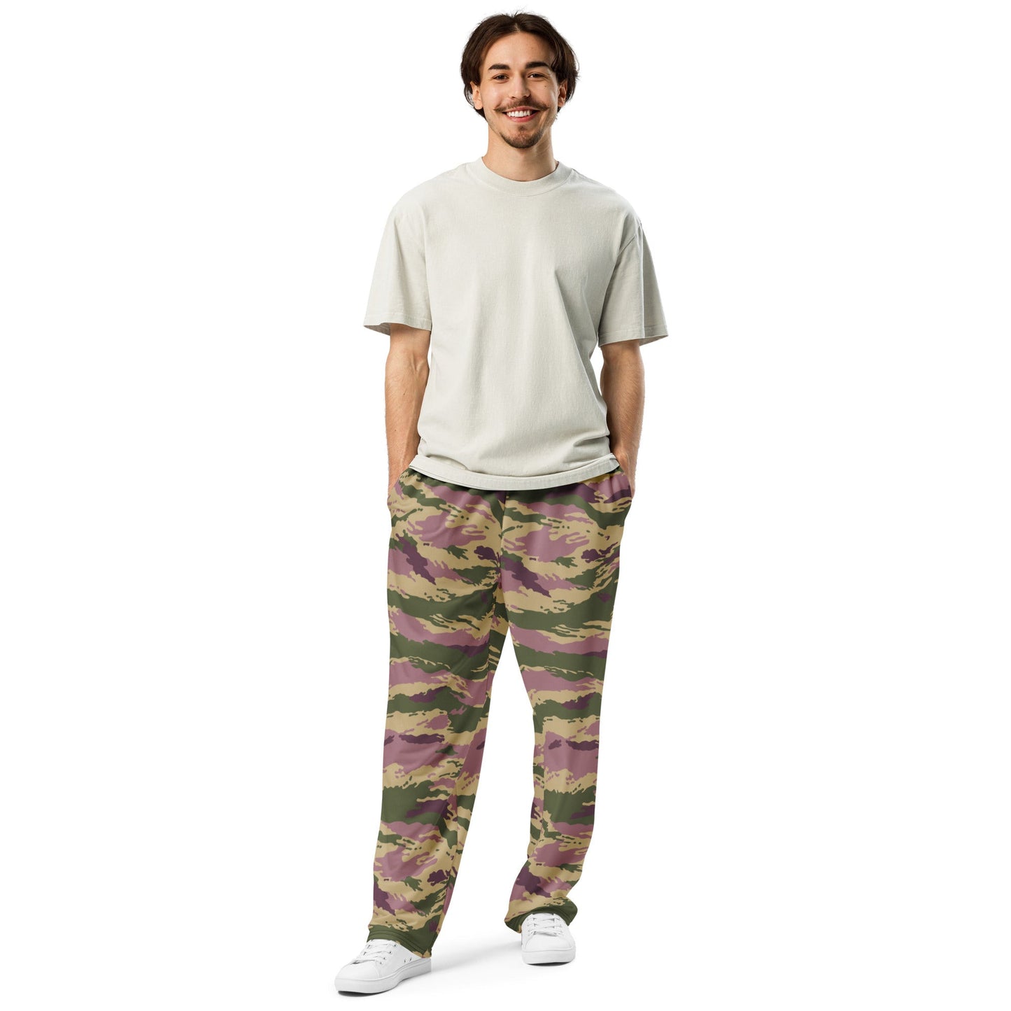 Russian Tiger Stripe Kamysh PFO CAMO Wide-leg joggers - Joggers