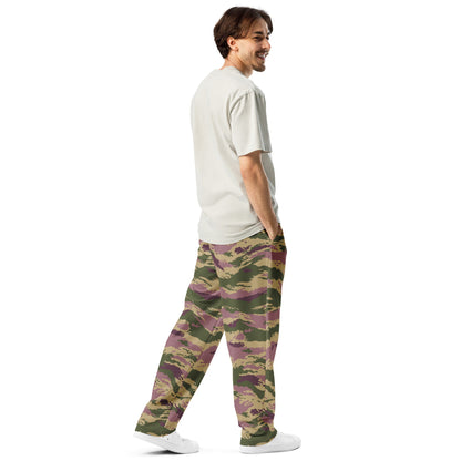 Russian Tiger Stripe Kamysh PFO CAMO Wide-leg joggers - Joggers