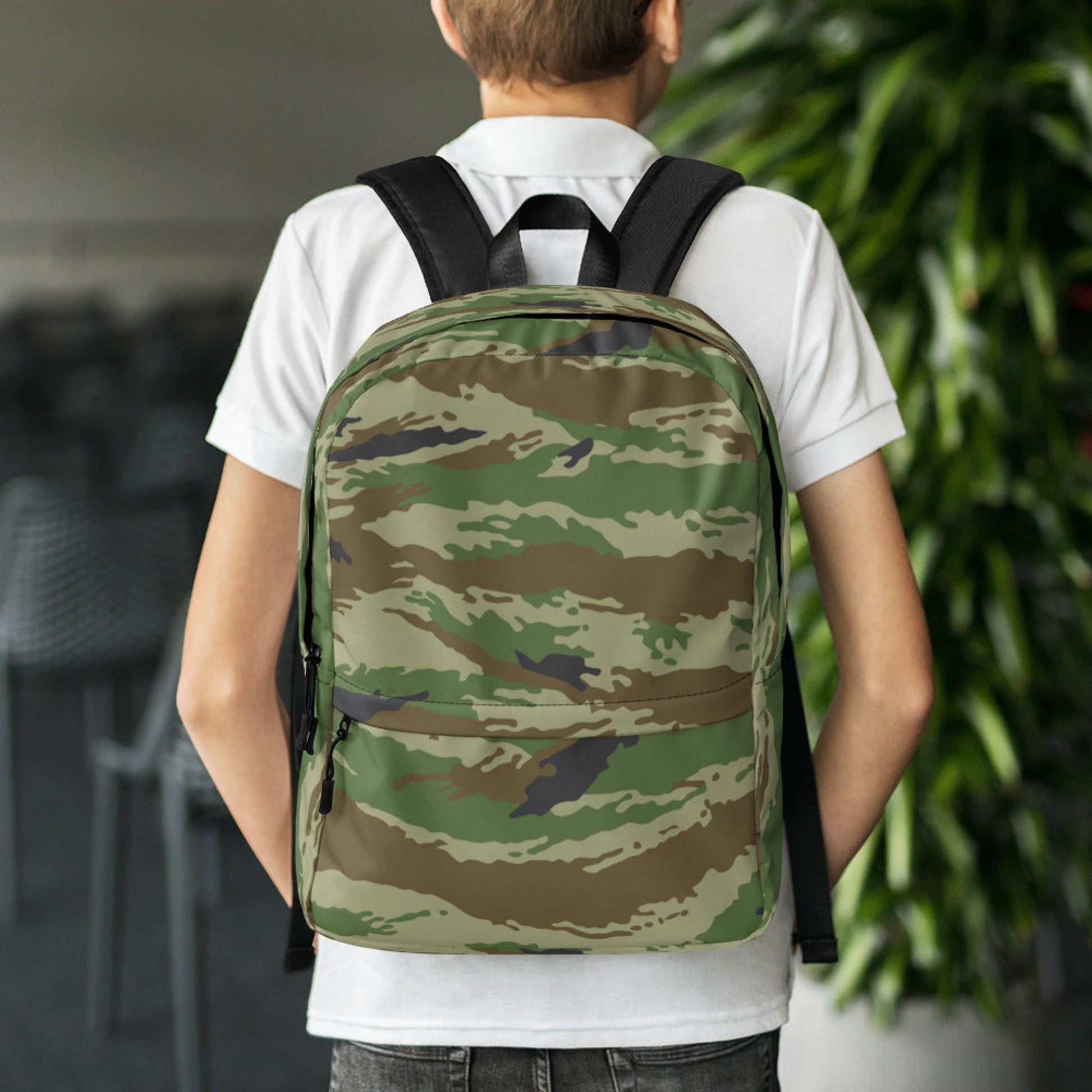 Russian Tiger Stripe Kamysh REX CAMO Backpack Backpacks
