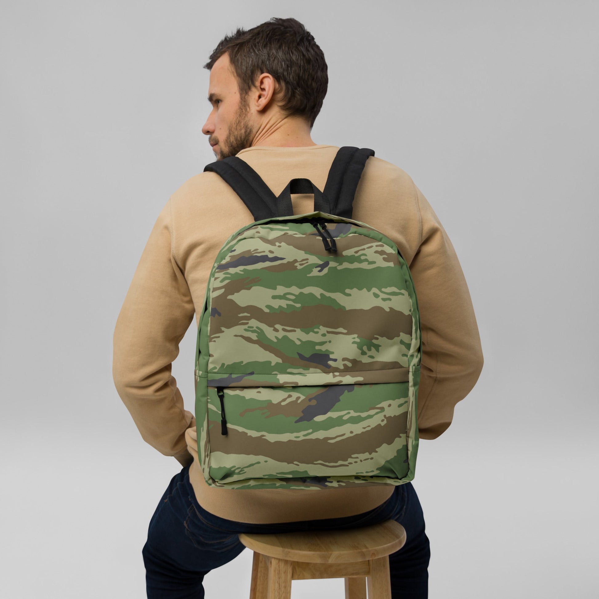 Russian Tiger Stripe Kamysh REX CAMO Backpack Backpacks