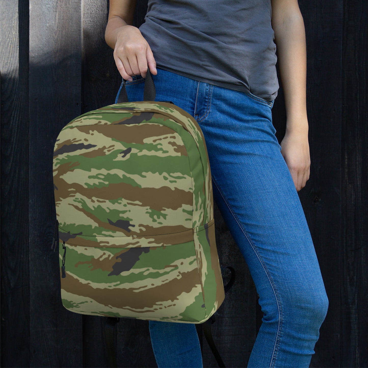 Russian Tiger Stripe Kamysh REX CAMO Backpack Backpacks