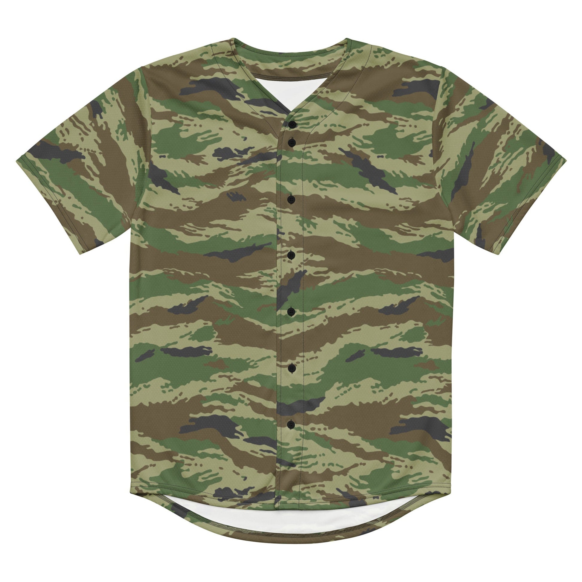 Russian Tiger Stripe Kamysh REX CAMO baseball jersey - Baseball Jerseys