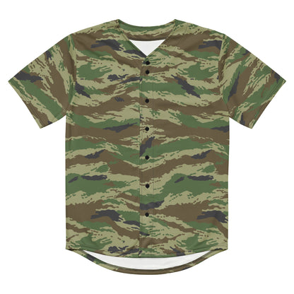 Russian Tiger Stripe Kamysh REX CAMO baseball jersey - Baseball Jerseys
