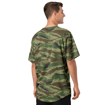 Russian Tiger Stripe Kamysh REX CAMO baseball jersey - Baseball Jerseys