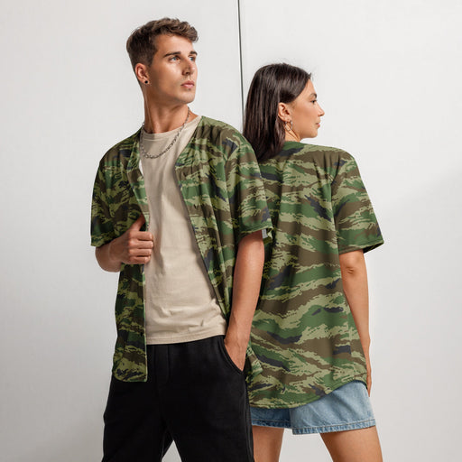 Tiger Stripe Kamysh REX CAMO Unisex Baseball Jersey - 2XS