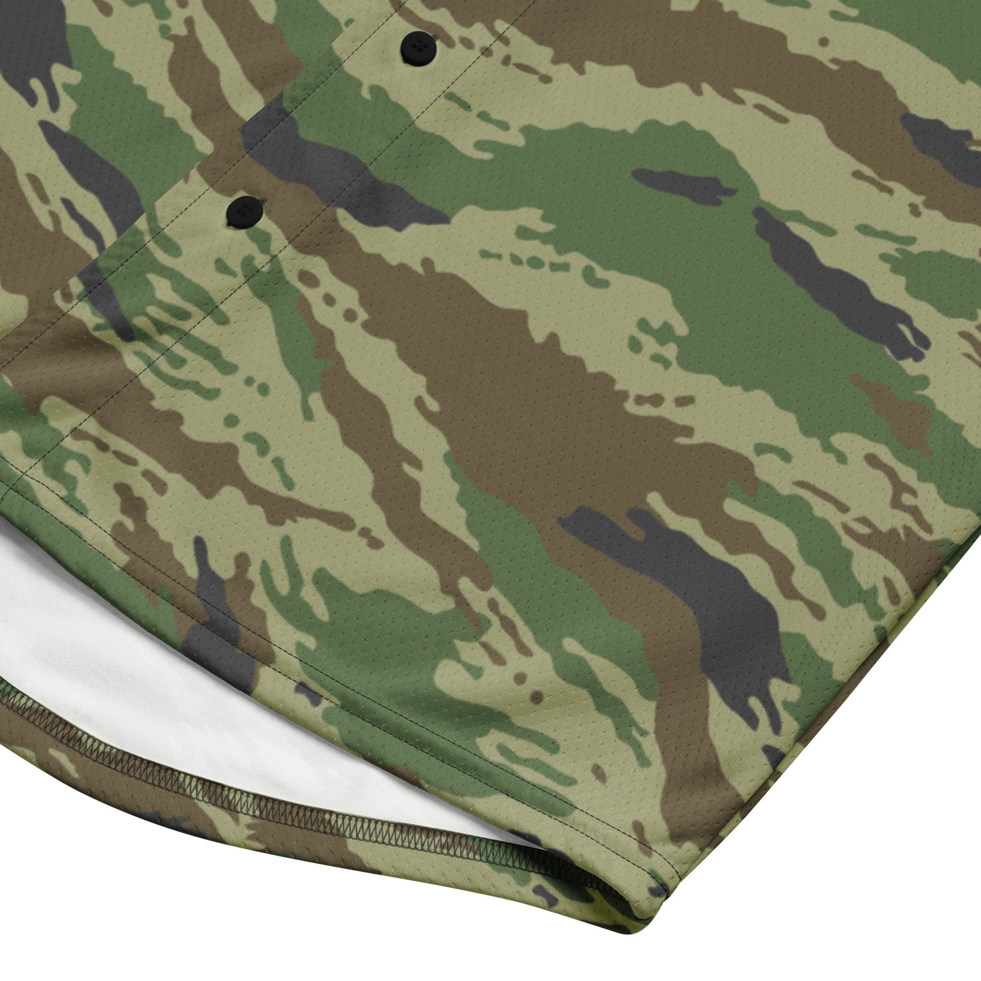 Russian Tiger Stripe Kamysh REX CAMO baseball jersey - Baseball Jerseys