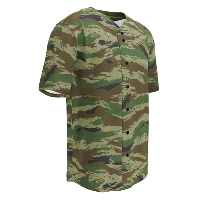 Russian Tiger Stripe Kamysh REX CAMO baseball jersey - Baseball Jerseys