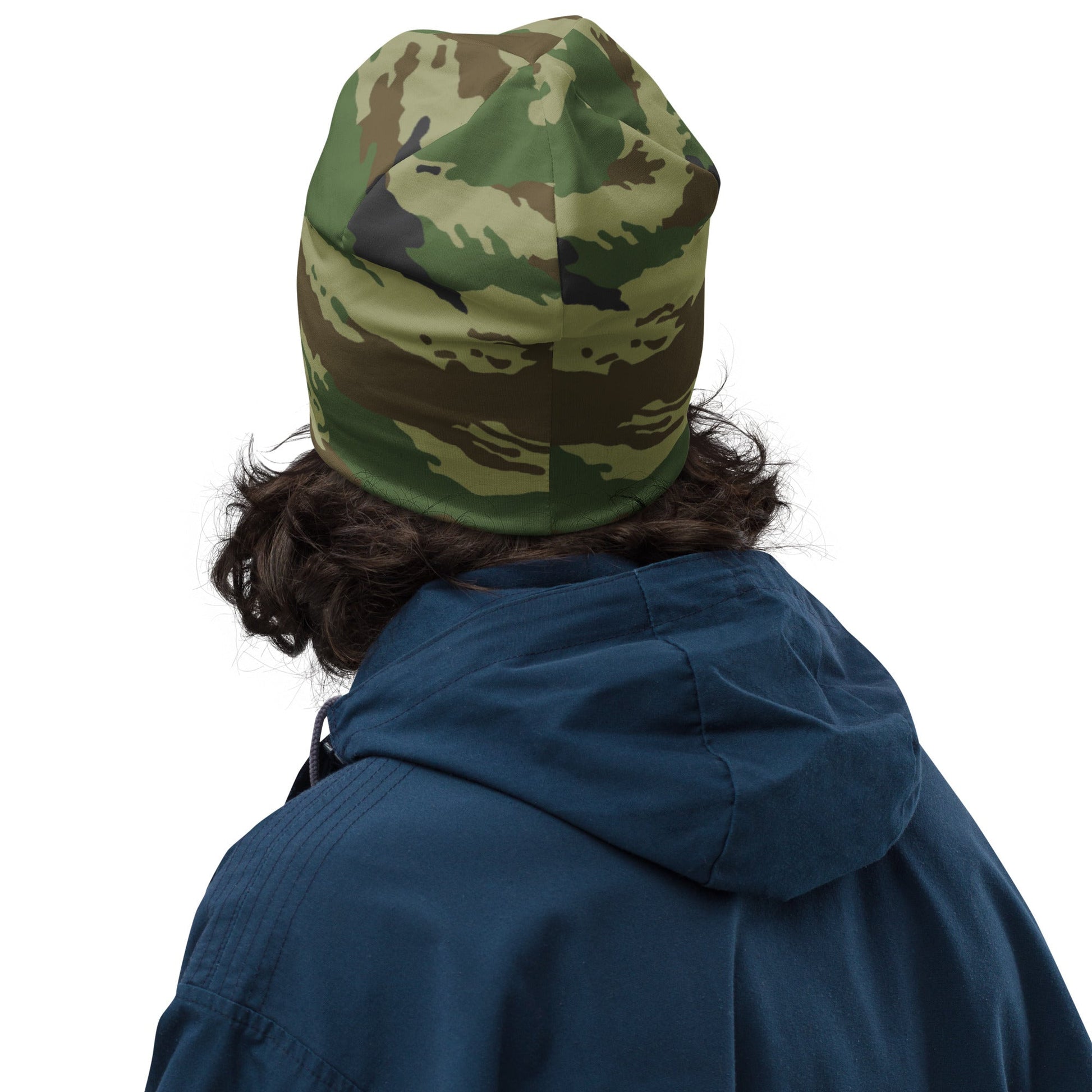Russian Tiger Stripe Kamysh REX CAMO Beanie - Beanies