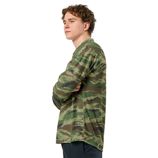 Russian Tiger Stripe Kamysh REX CAMO hockey fan jersey - 2XS - Hockey Jerseys