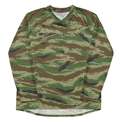 Russian Tiger Stripe Kamysh REX CAMO hockey fan jersey - Hockey Jerseys