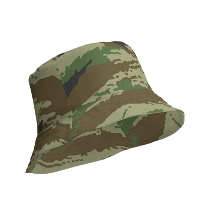 Russian Tiger Stripe Kamysh REX CAMO Reversible bucket hat - Bucket Hats