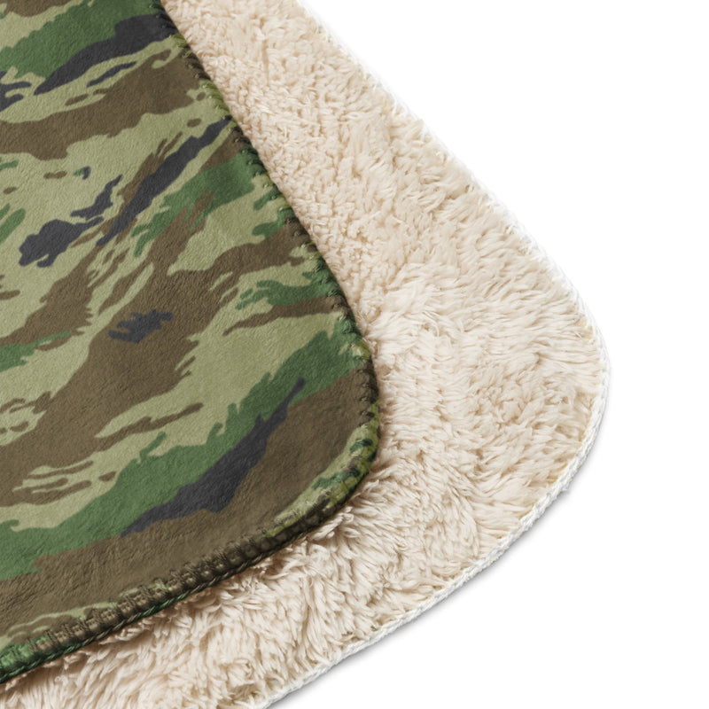 Tiger Stripe Kamysh REX CAMO Sherpa Blanket