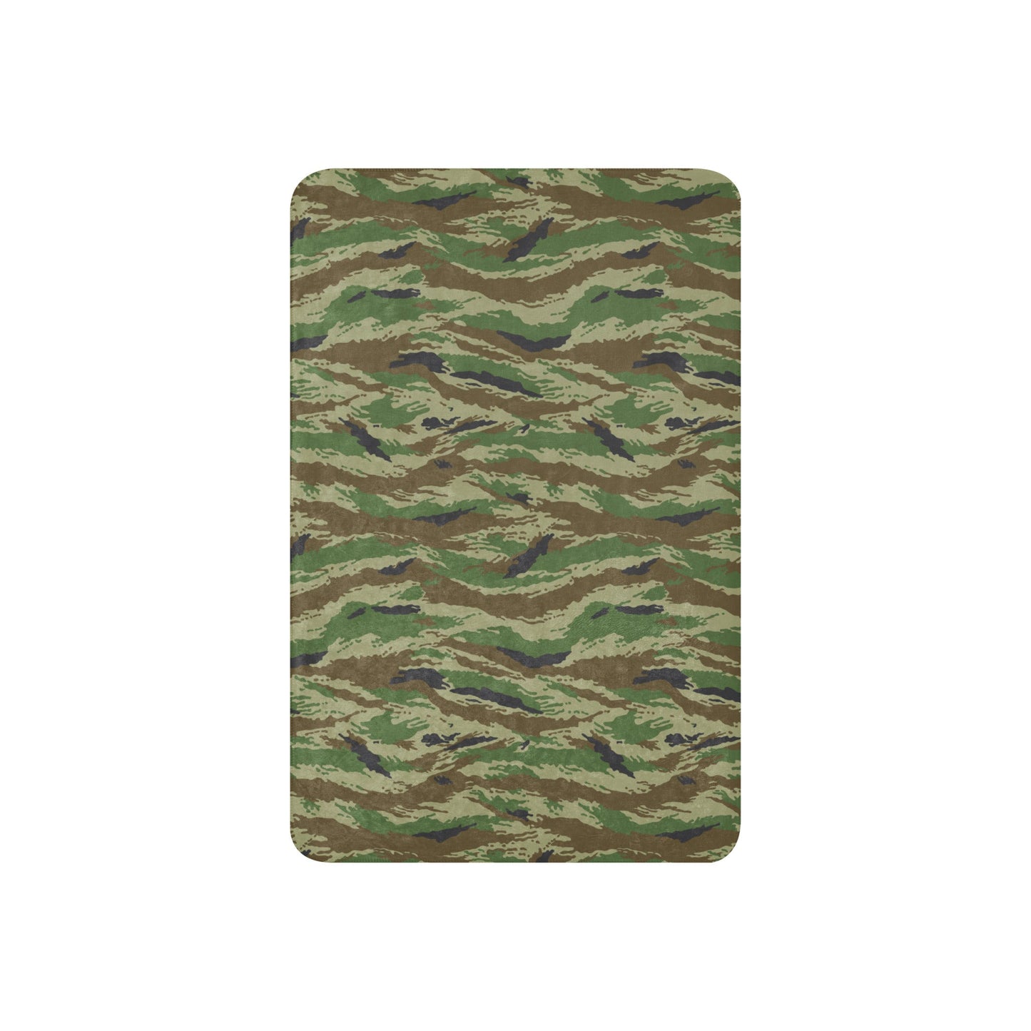 Russian Tiger Stripe Kamysh REX CAMO Sherpa blanket - Blankets