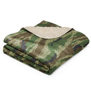 Tiger Stripe Kamysh REX CAMO Sherpa Blanket