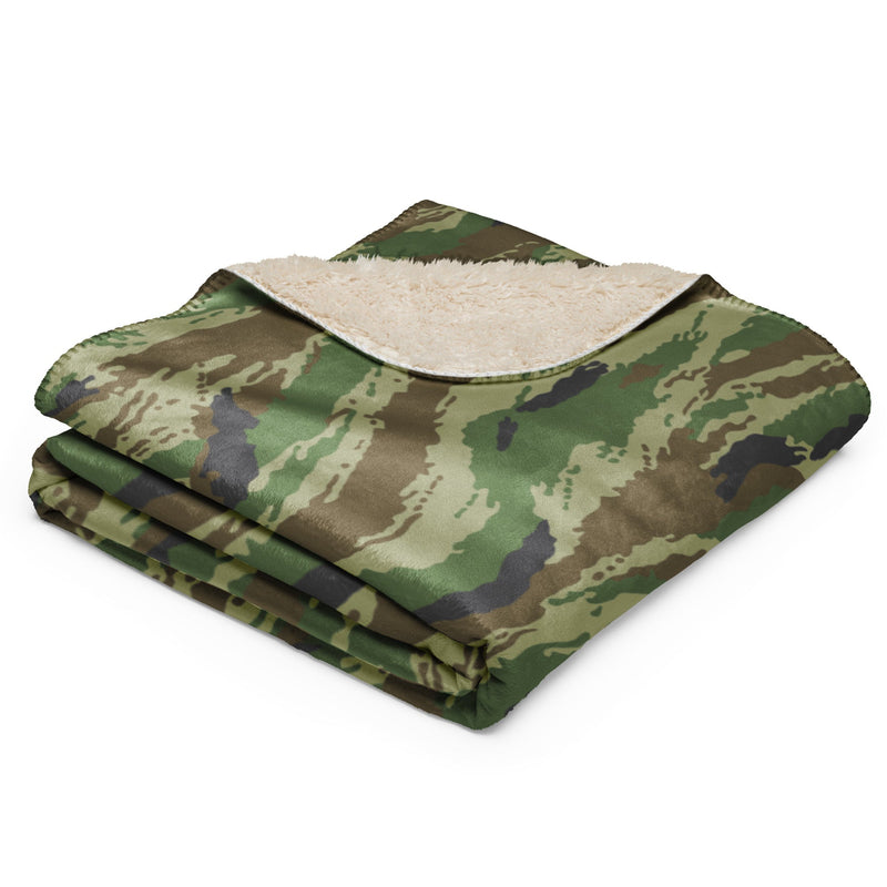 Tiger Stripe Kamysh REX CAMO Sherpa Blanket