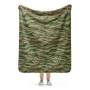 Tiger Stripe Kamysh REX CAMO Sherpa Blanket - 50″×60″