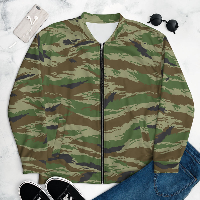 Tiger Stripe Kamysh REX CAMO Unisex Bomber Jacket - XS