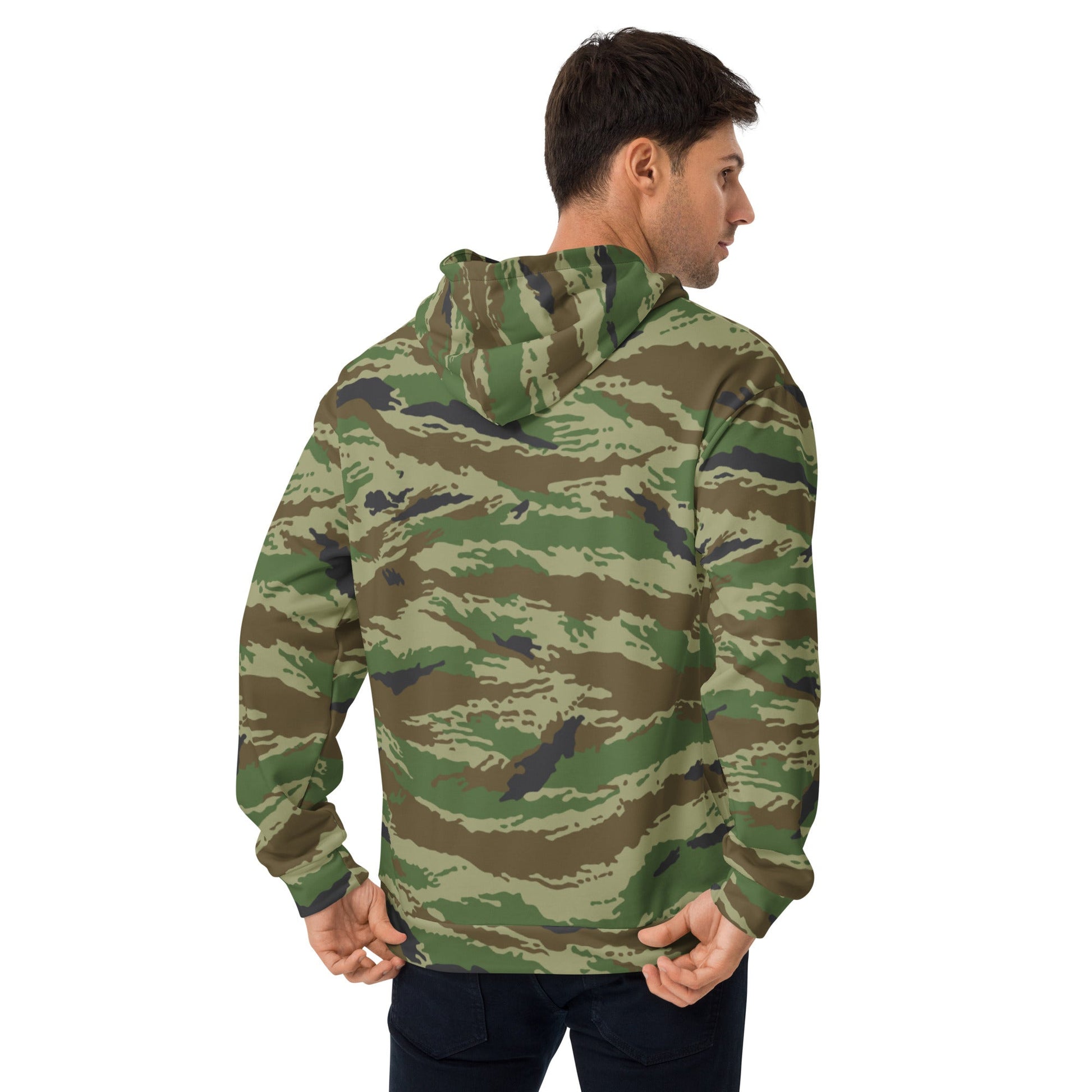 Russian Tiger Stripe Kamysh REX CAMO Unisex Hoodie - Hoodies