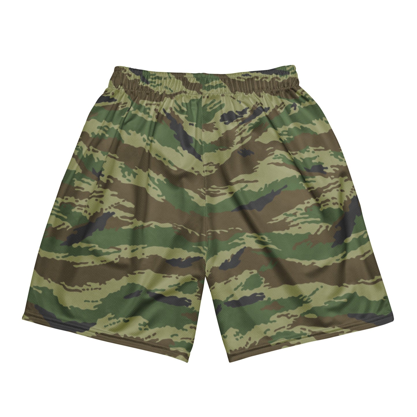 Russian Tiger Stripe Kamysh REX CAMO Unisex Mesh Shorts