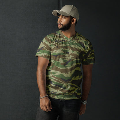 Russian Tiger Stripe Kamysh REX CAMO Unisex Sports Jersey