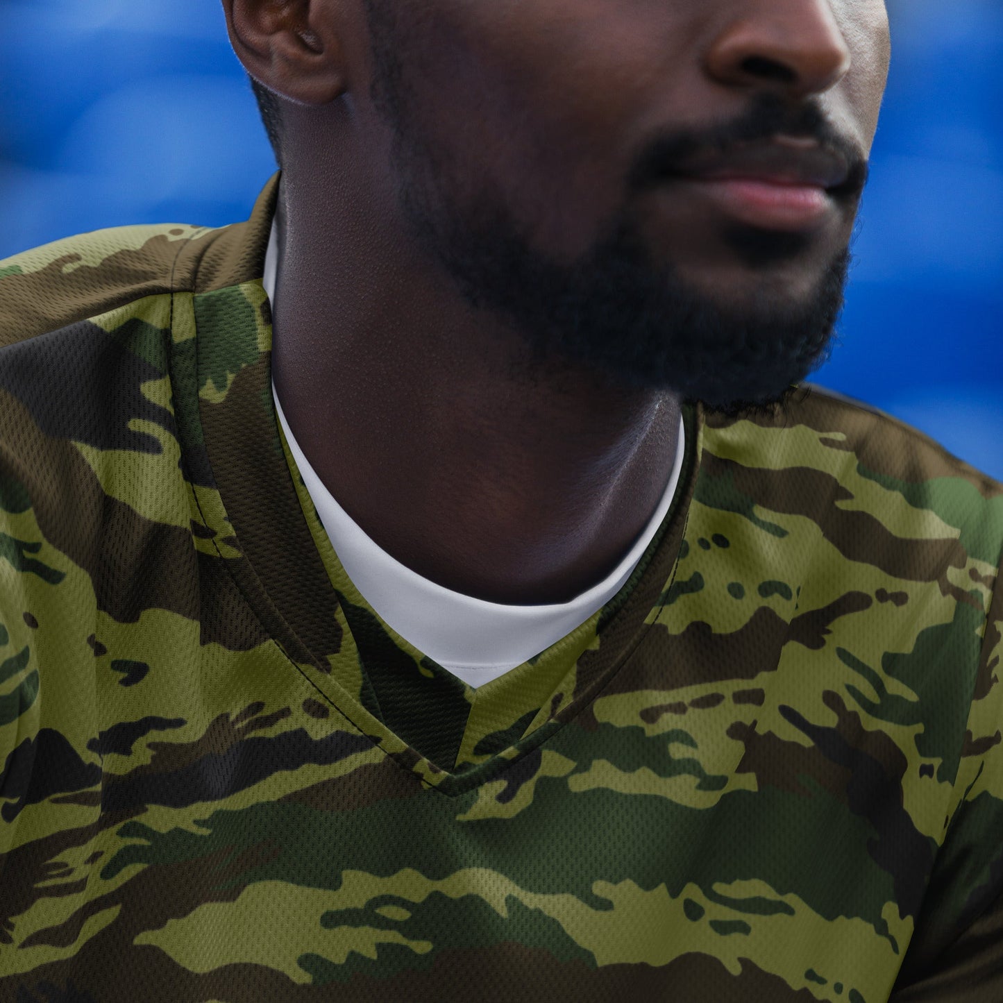Russian Tiger Stripe Kamysh REX CAMO Unisex Sports Jersey