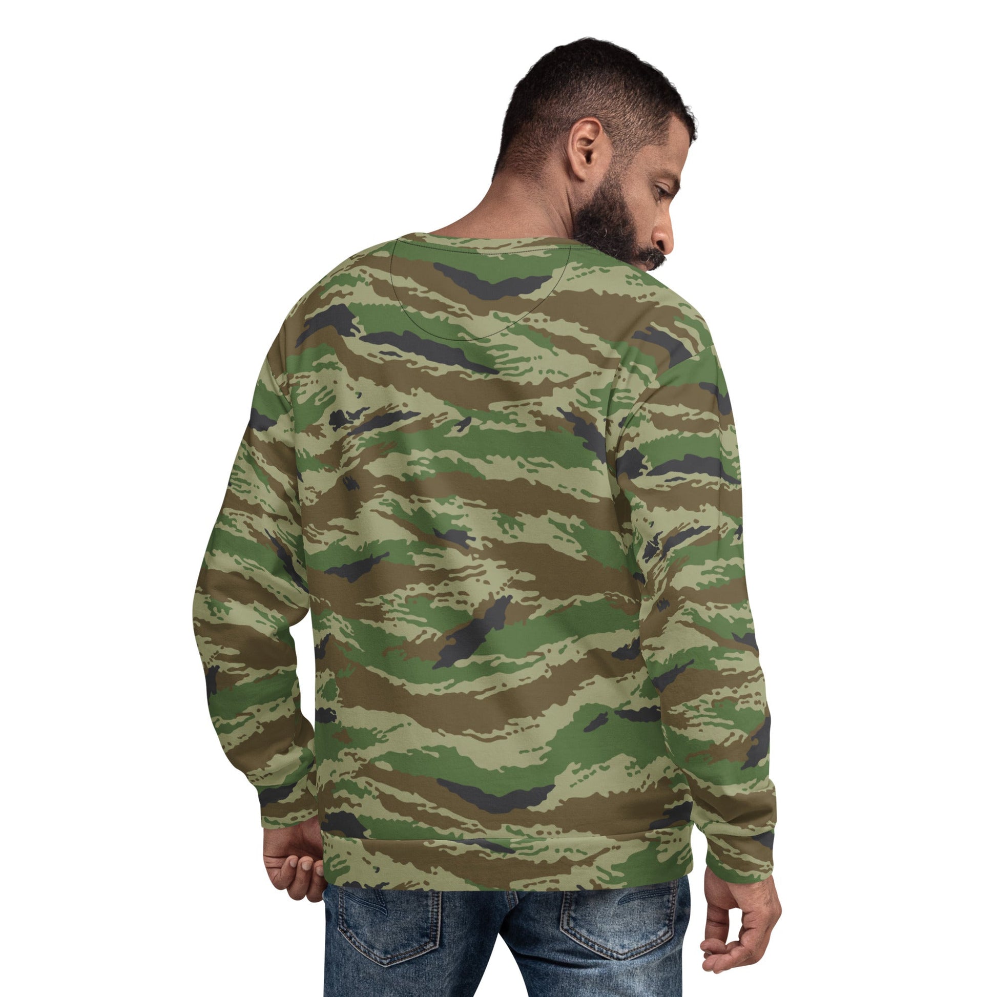 Russian Tiger Stripe Kamysh REX CAMO Unisex Sweatshirt - Sweatshirts