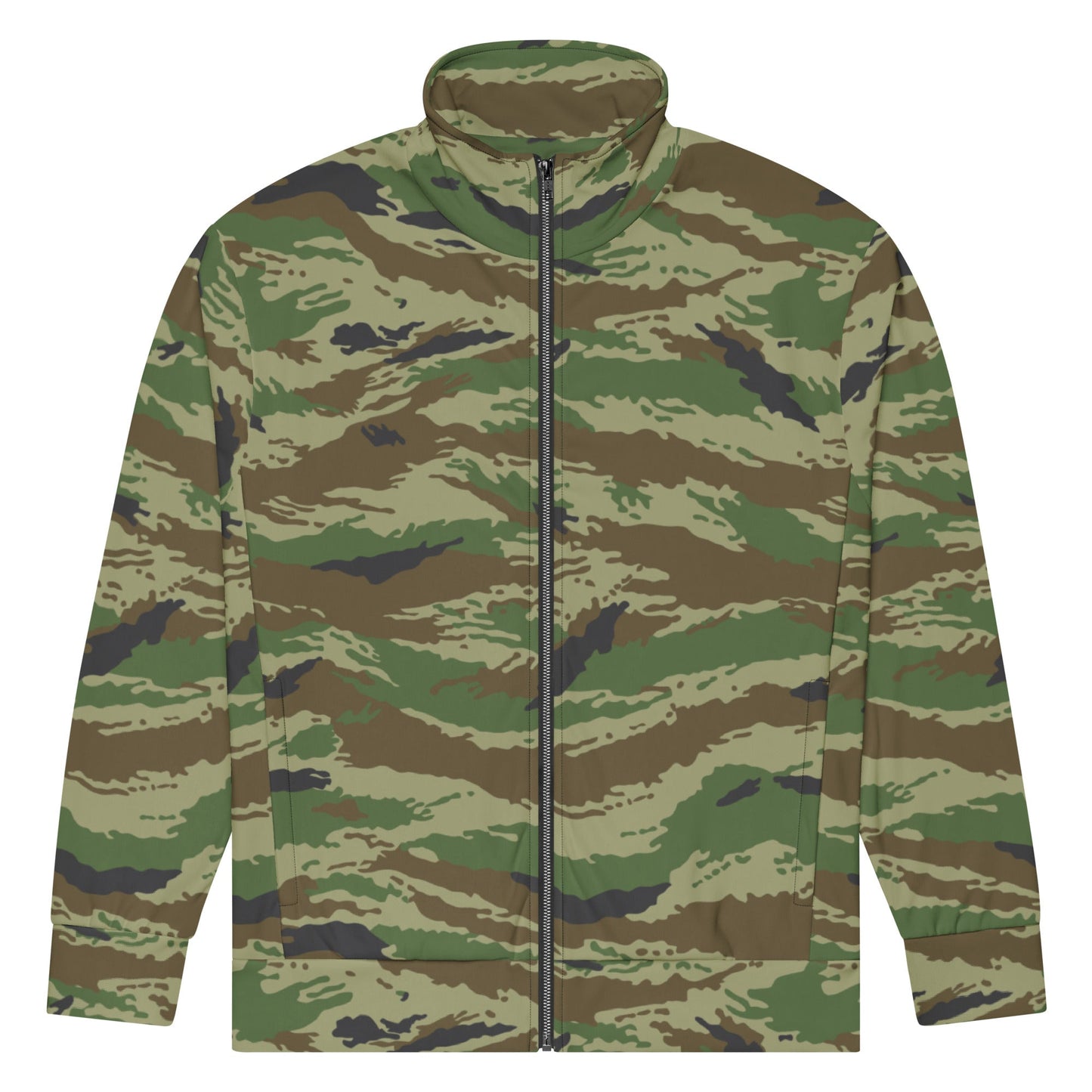 Russian Tiger Stripe Kamysh REX CAMO Unisex track jacket - Track Jackets