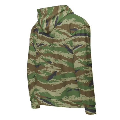 Russian Tiger Stripe Kamysh REX CAMO Unisex zip hoodie - Zip Hoodies