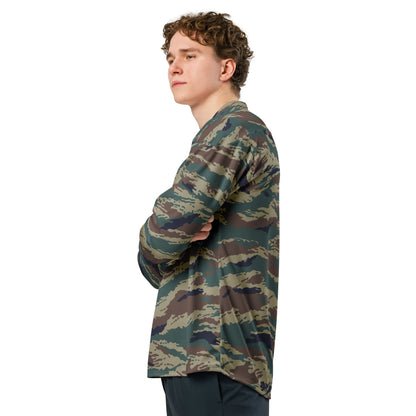 Russian Tiger Stripe Kamysh SPLAV CAMO Unisex Hockey Fan Jersey - 2XS