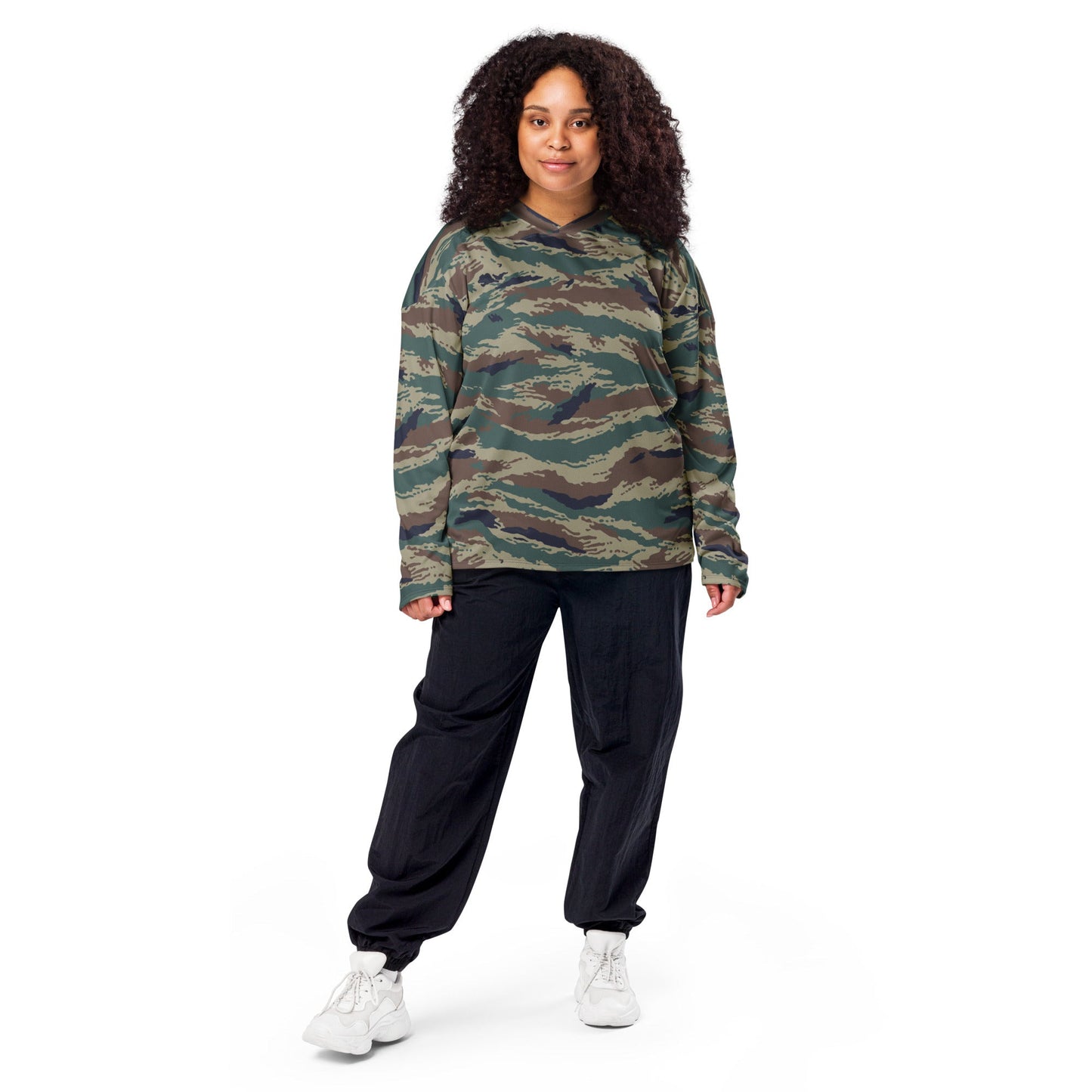 Russian Tiger Stripe Kamysh SPLAV CAMO Unisex Hockey Fan Jersey