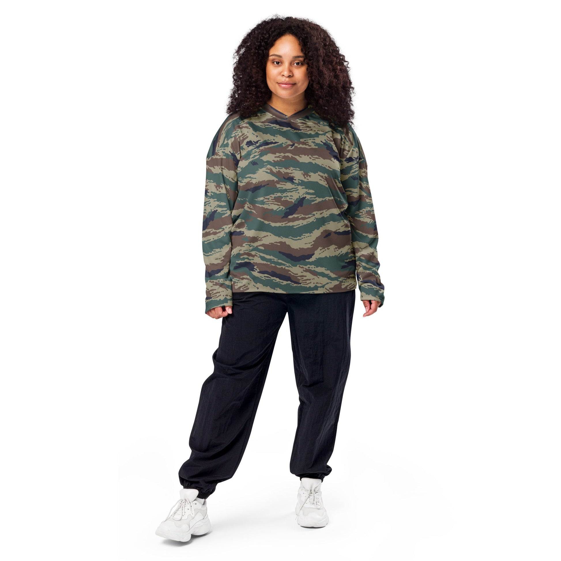 Russian Tiger Stripe Kamysh SPLAV CAMO Unisex Hockey Fan Jersey