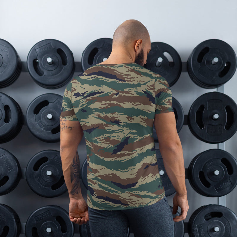 Tiger Stripe Kamysh SPLAV CAMO Mens Athletic T-Shirt - Shirt
