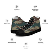 Tiger Stripe Kamysh SPLAV CAMO Mens High-Top Canvas Shoes