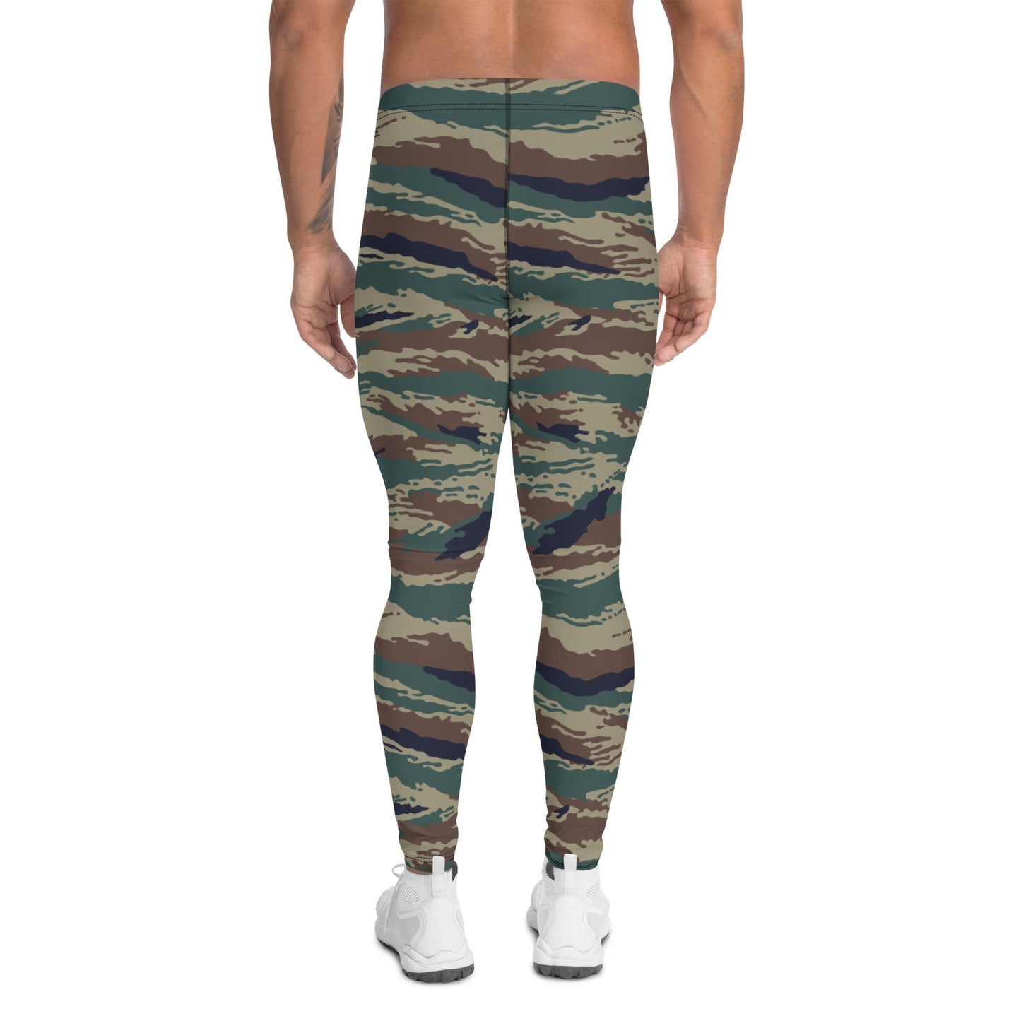 Russian Tiger Stripe Kamysh SPLAV CAMO Mens Leggings