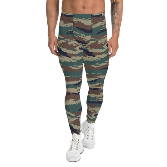 Russian Tiger Stripe Kamysh SPLAV CAMO Mens Leggings - XS