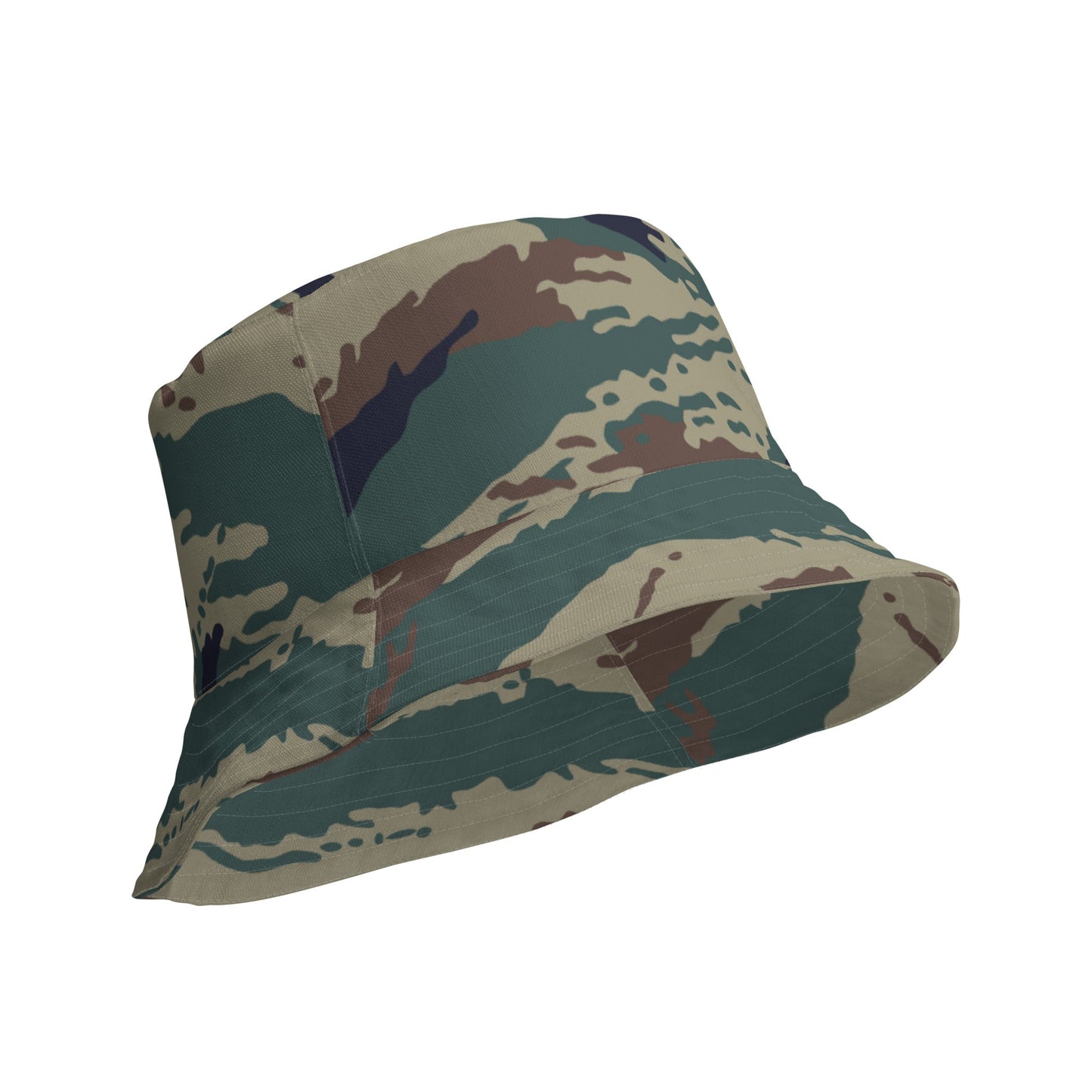 Russian Tiger Stripe Kamysh SPLAV CAMO Reversible bucket hat - Bucket Hats