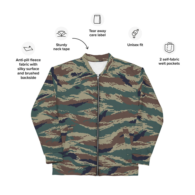 Tiger Stripe Kamysh SPLAV CAMO Unisex Bomber Jacket