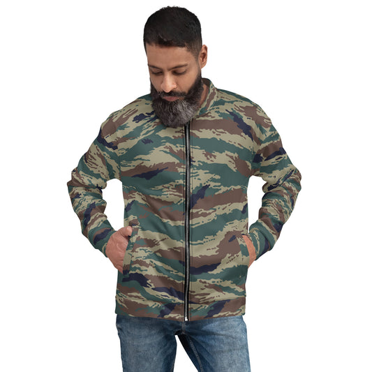 Russian Tiger Stripe Kamysh SPLAV CAMO Unisex Bomber Jacket - Jackets