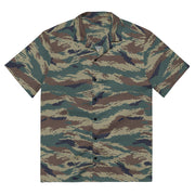 Tiger Stripe Kamysh SPLAV CAMO Unisex Short-Sleeve Button Shirt - 2XS - Button-Up