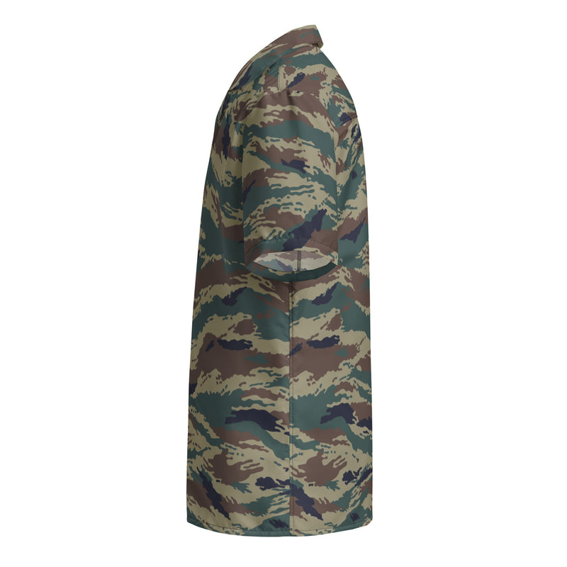 Tiger Stripe Kamysh SPLAV CAMO Unisex Short-Sleeve Button Shirt - Button-Up