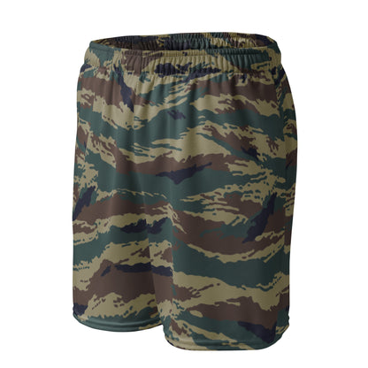 Russian Tiger Stripe Kamysh SPLAV CAMO Unisex mesh shorts - Mesh Shorts