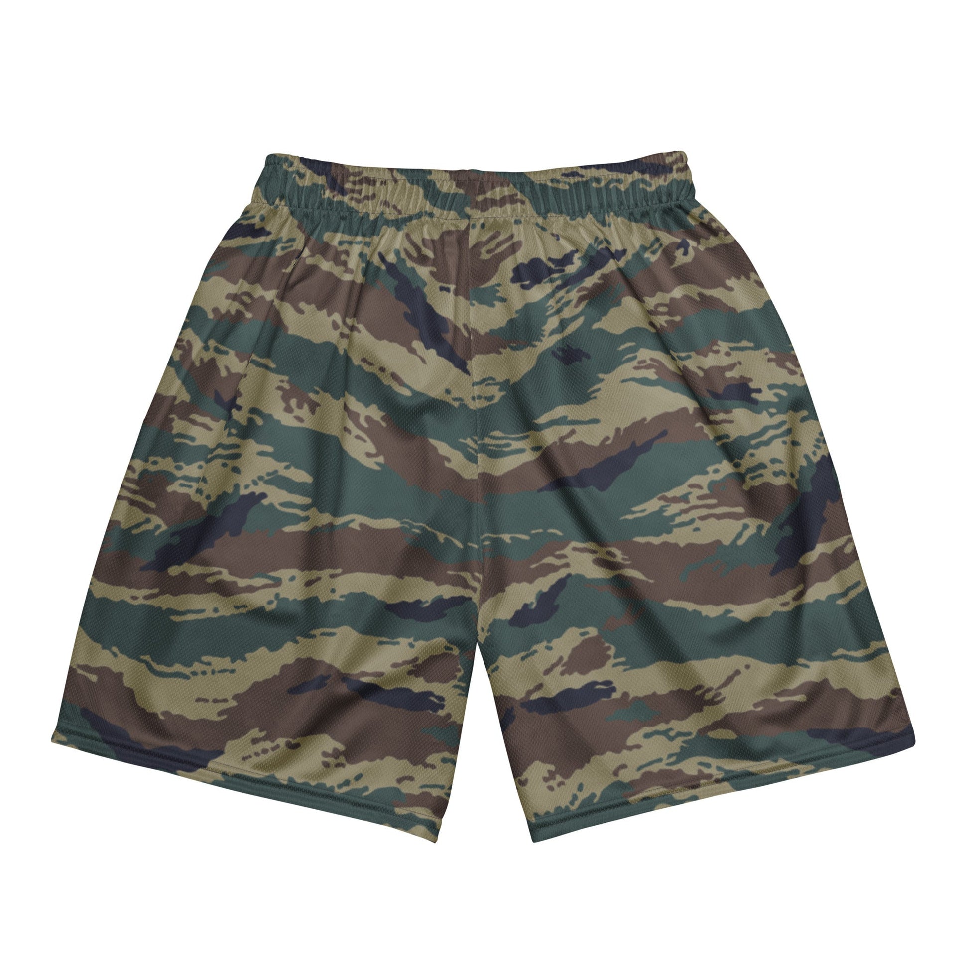 Russian Tiger Stripe Kamysh SPLAV CAMO Unisex mesh shorts - Mesh Shorts