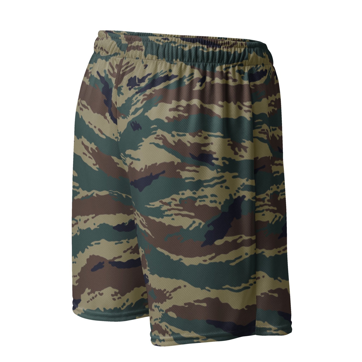 Russian Tiger Stripe Kamysh SPLAV CAMO Unisex mesh shorts - Mesh Shorts