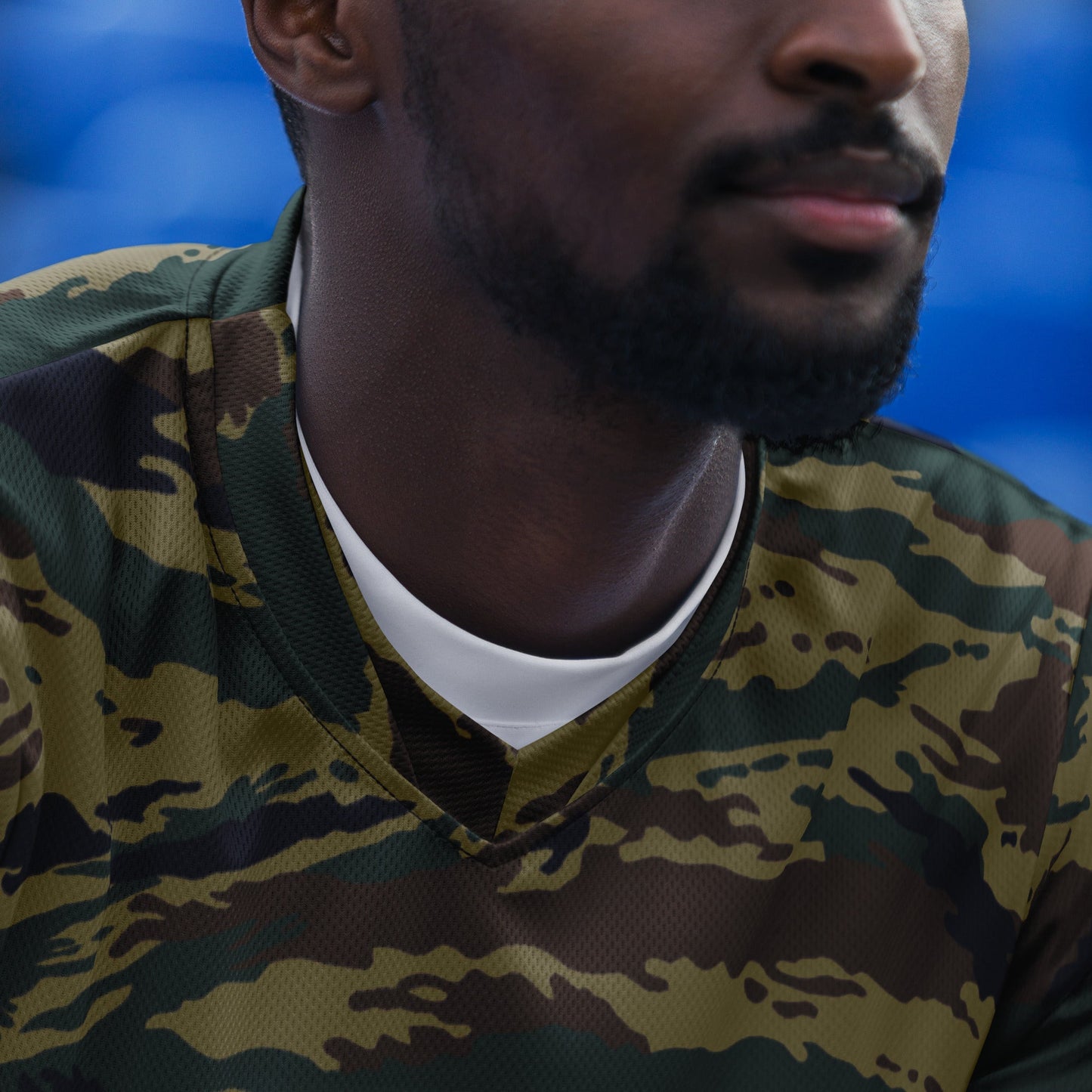 Russian Tiger Stripe Kamysh SPLAV CAMO unisex sports jersey - Sports Jerseys