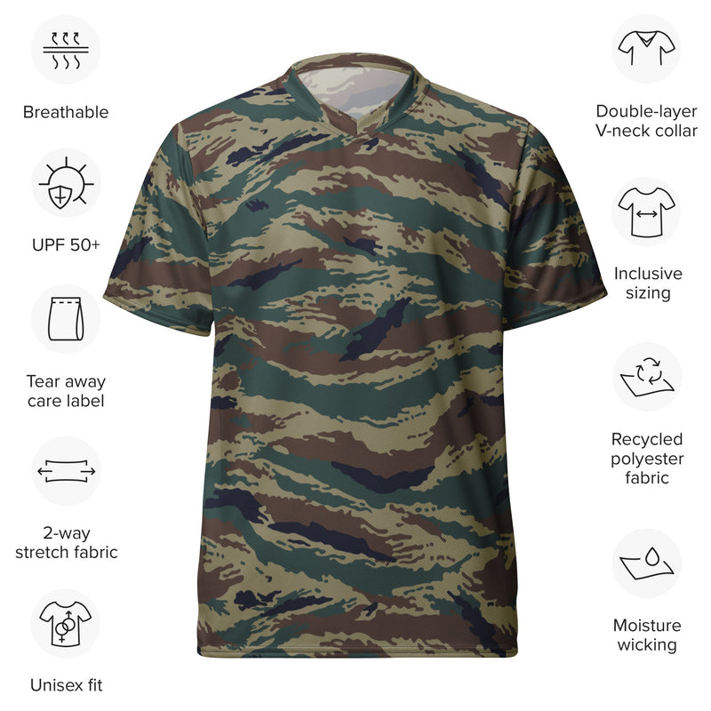 Tiger Stripe Kamysh SPLAV CAMO Unisex Sports Jersey