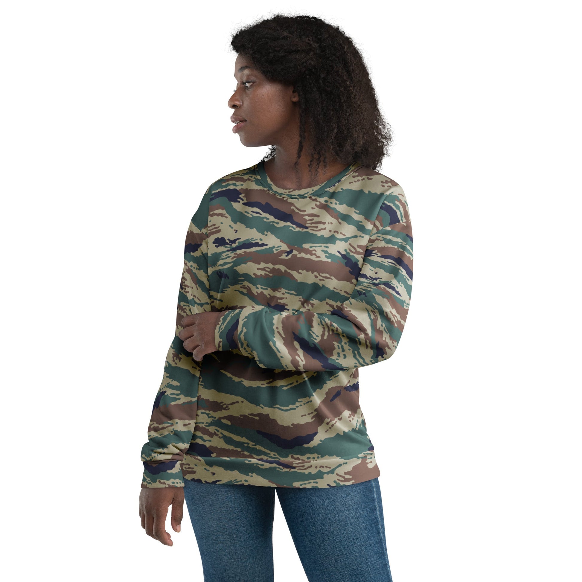 Russian Tiger Stripe Kamysh SPLAV CAMO Unisex Sweatshirt